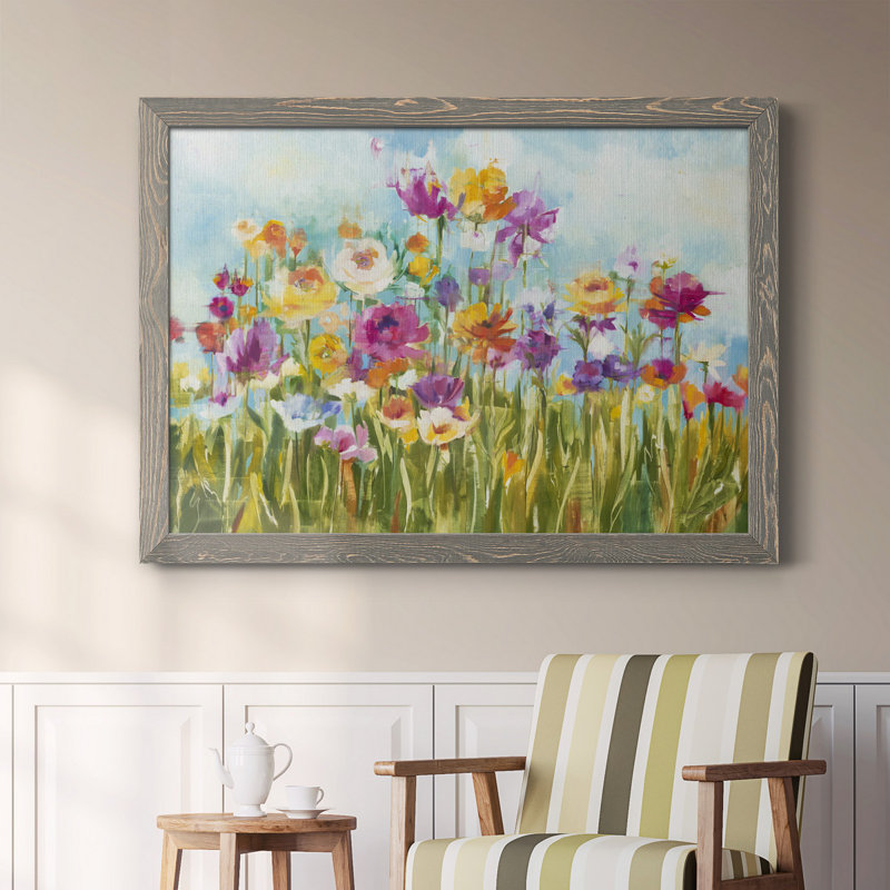 «Flight of Fancy», reproduction d'art sur toile encadrée, H 27,5 po x l 37,5 po x P 1 po, Encadré gris