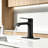 Single-Hole Single-Handle Bathroom Faucet With Drain Assembly-122282123