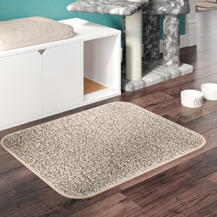 Andalus Extra Large Cat Litter Mat, Pack of 1 - Waterproof, Non-Slip & Easy  to Clean Cat Litter Box Mat for Extra Efficient Pet Litter-Trapping, Brown