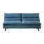 Canapé-lit rembourré en tissu texturé bleu 1pc Casual Living Furniture