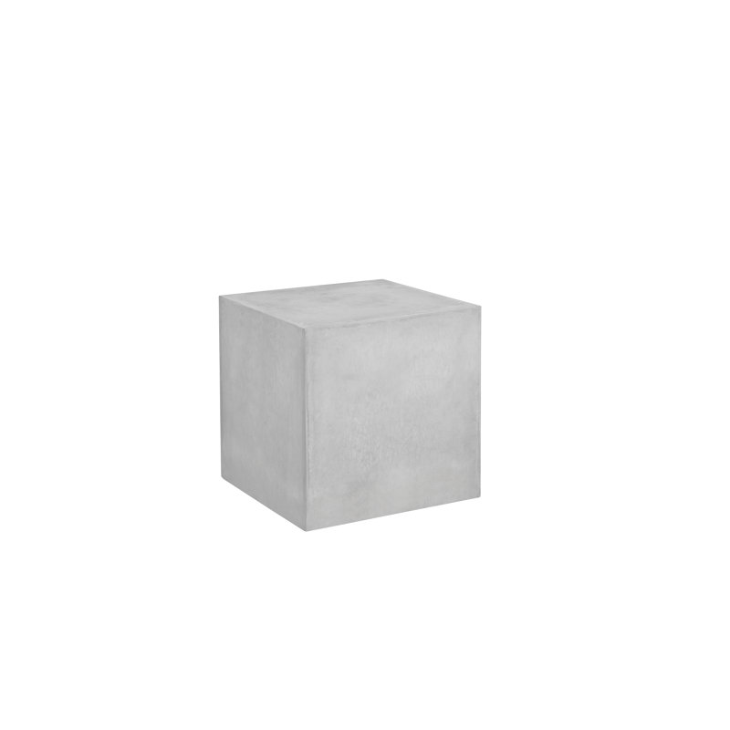Petite table d'appoint Buril, H 16 po x l 16 po x P 16 po, Noir