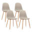 Chaise d'appoint en velours Fuzail-536355913
