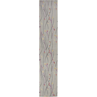 Aratrika Floral Gray Area Rug