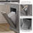 Kitchen Island on Wheels with Trash Can Storage,  Portable Island Table for Kitchen-1062492173