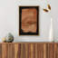 Impression sur toile encadrée de chambre à coucher abstraite classique minimaliste classique orange brun classique-108345456-108345460