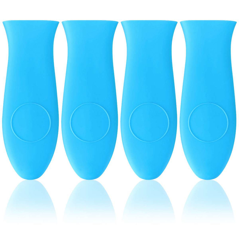 Gustave Silicone Handle Holder Set, BlueRed