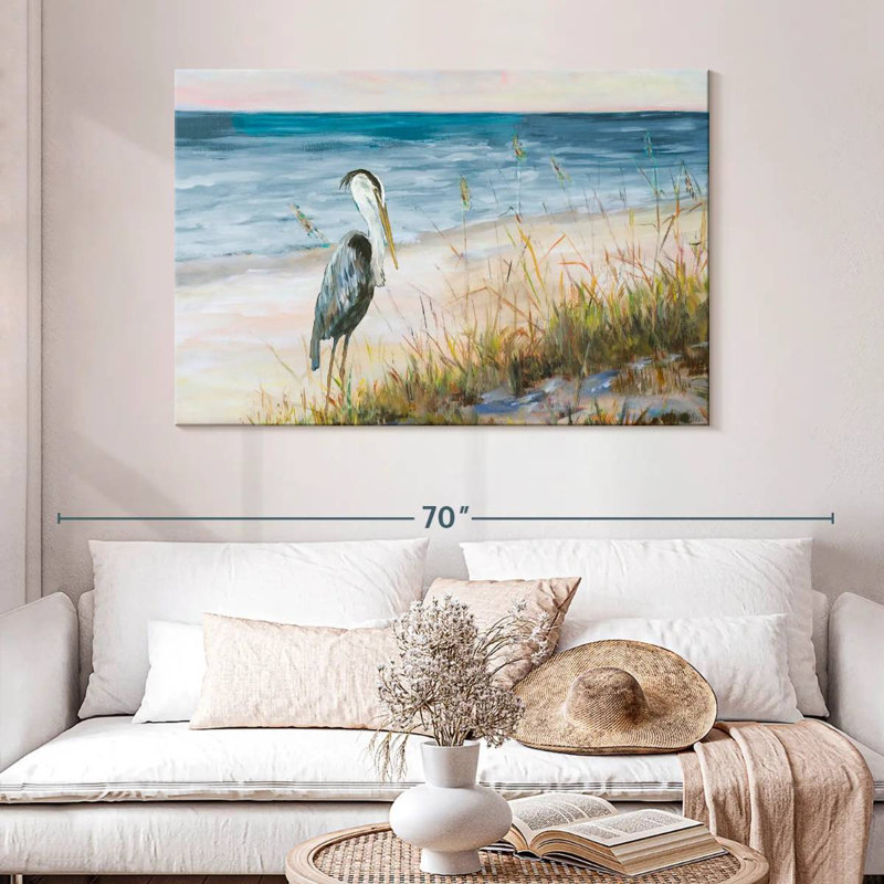 Brampt Heron Ocean View, 32" H x 48" W