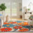 Alaris Aloha Floral Multicolor Indoor/Outdoor Area Rug-1501548963