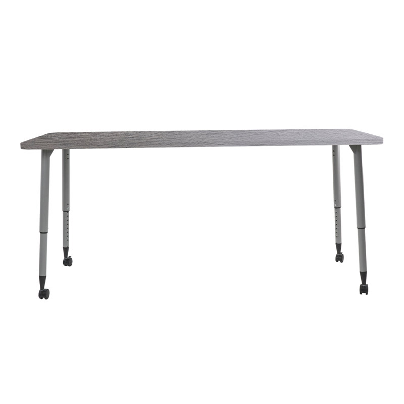 Table d'activité Adapte 24 x 36, 30 po x 72 po, Bois gris / argent