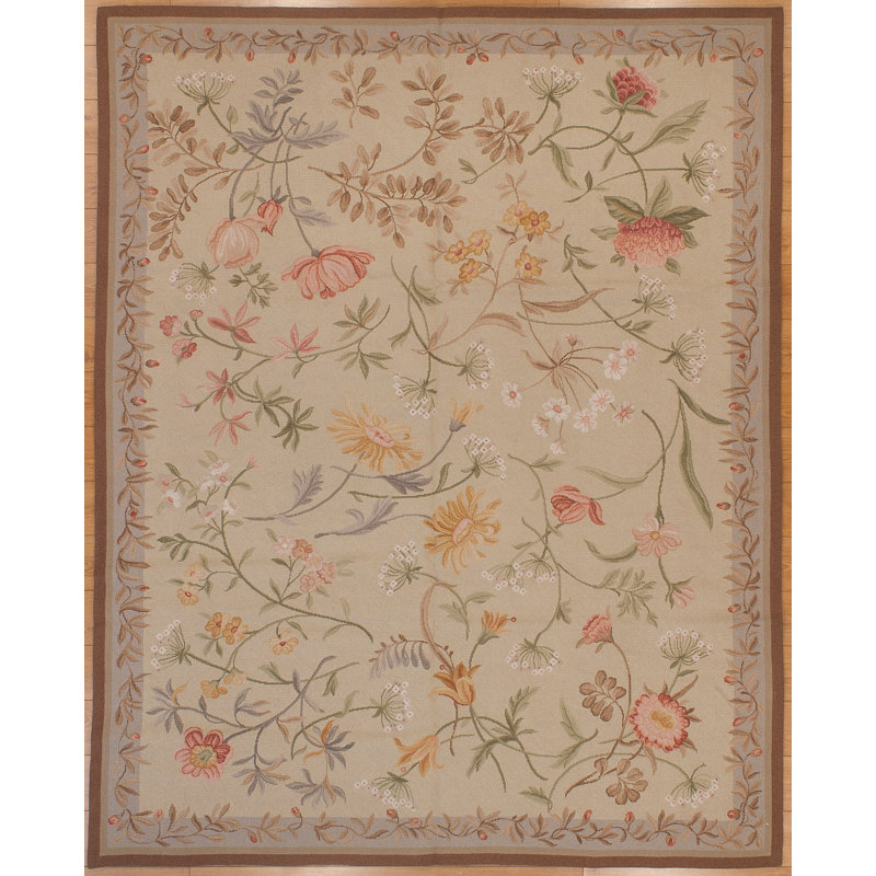 Tapis épais à motif aiguille 7 pi 11 po x 10 pi Modren