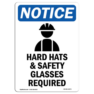 Hard Hats and Safety Sign
