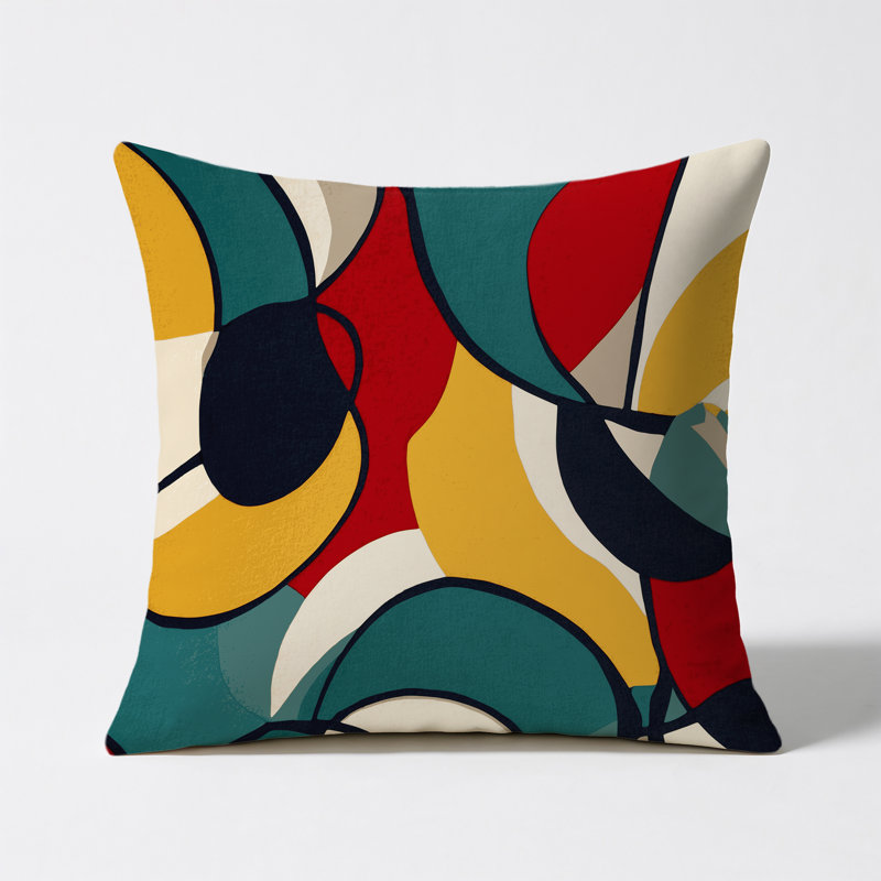 Zippy Pop Indoor And Outdoor Pillow, Square 16"