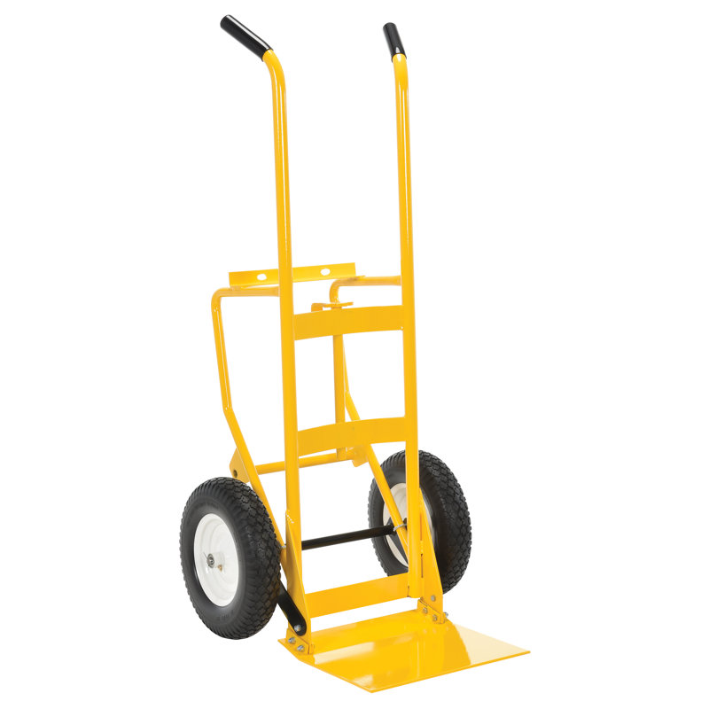 Camion-tambour d'une capacité de 500 lb, H 59,8125 po x l 26,75 po x P 28,9375 po