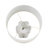 Decorative Ceramic Bubble Accent Lamp for Bedroom Bedside Table - Modern Desk Lamp for Living Room and Small Side Table - 22", White-89117135