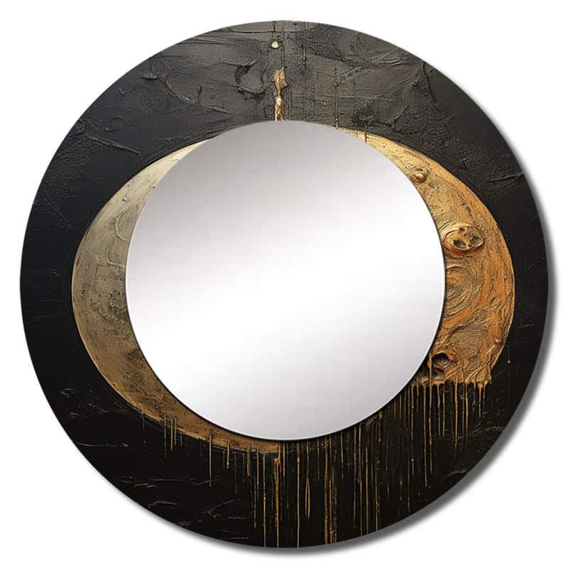 Décoration murale Moon Beam II - miroir rond lune_MTMIR116211, 29 po x 29 po