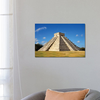 El Castillo, Mayan Ruin, Chichen Itza II by Susanne Kremer - Wrapped Canvas Gallery-Wrapped Canvas Giclée