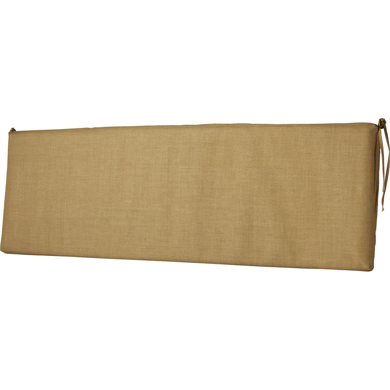 Outdoor 3'' Bench Seat Cushion, 3" H x 57" W x 19" D, Azul