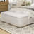 Versatile Corduroy Upholstered Ottoman with Spacious Storage for Home Enhancement