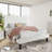 Modern Corduroy Upholstered Platform Bed Frame With Adjustable Headboard, Under Bed Storage, No Box Spring Required, Full Size,Queen Size,King Size,Multiple Colors-1039970796-1039970787