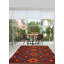 Kilim rouge Kashkoli 9 pi 3 po x 14 pi 3 po