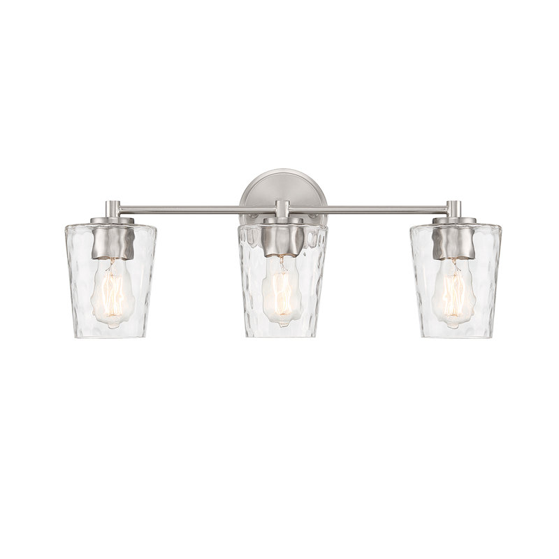 Argatha 4 - Light Vanity Light in Silver, 4 Lights, 9.75" H x 31.5" W x 31.5" D, Silver