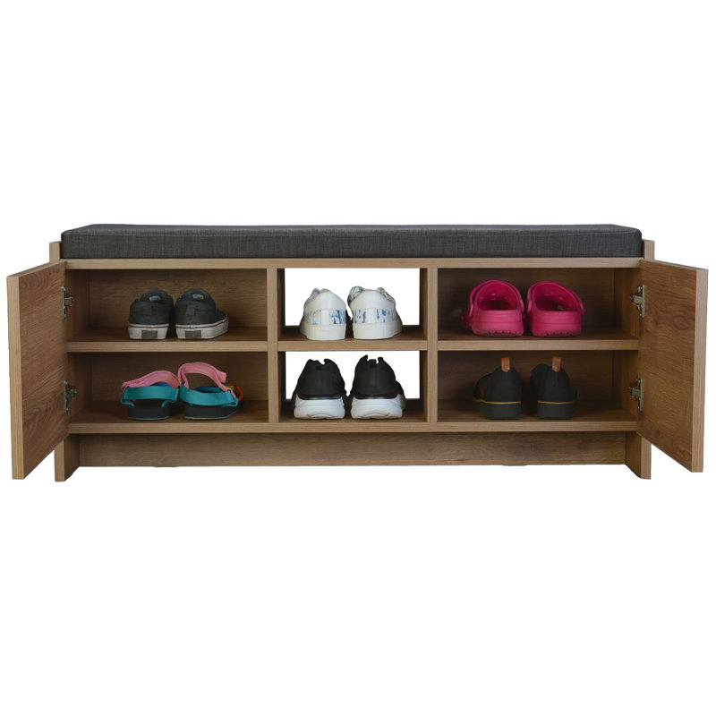 Banc de rangement pour chaussures 9 paires