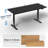 VIVO Single Motor Electric Desk with Push Button Memory Controller-129479309-129479297