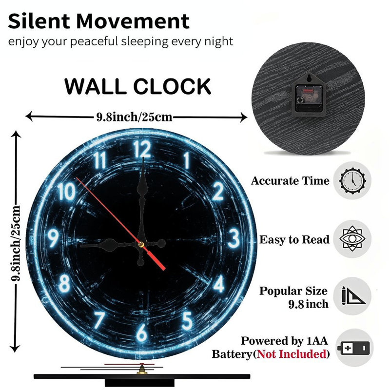 Horloge futuriste