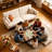 Marjoleine 77"" Upholstered Convertible Sofa