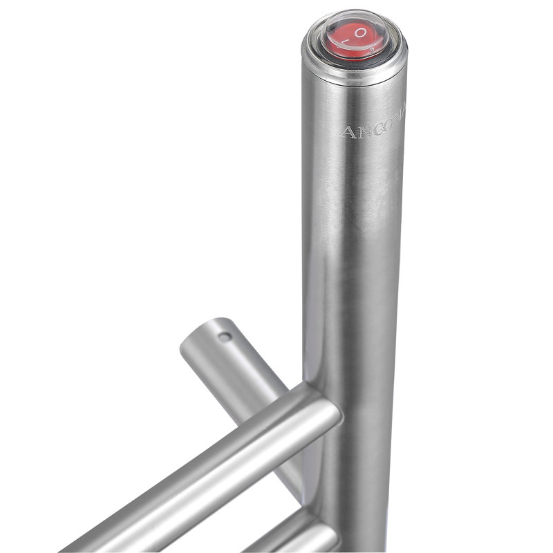 Chauffe-serviettes électrique à fixation murale et autoportante avec minuterie intégrée de bord Imperia