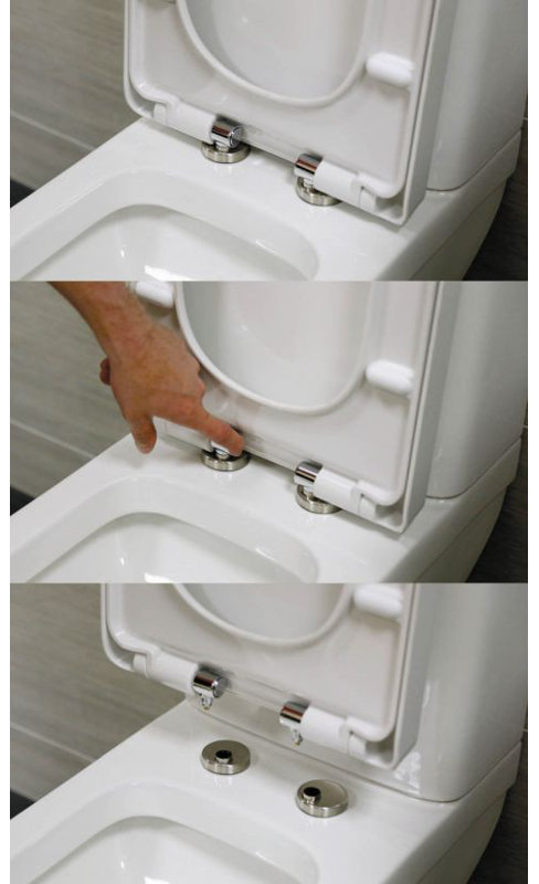  Soft Closing Round Toilet Seat