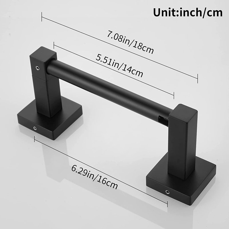 Bathroom Hardware Set, Matte Black
