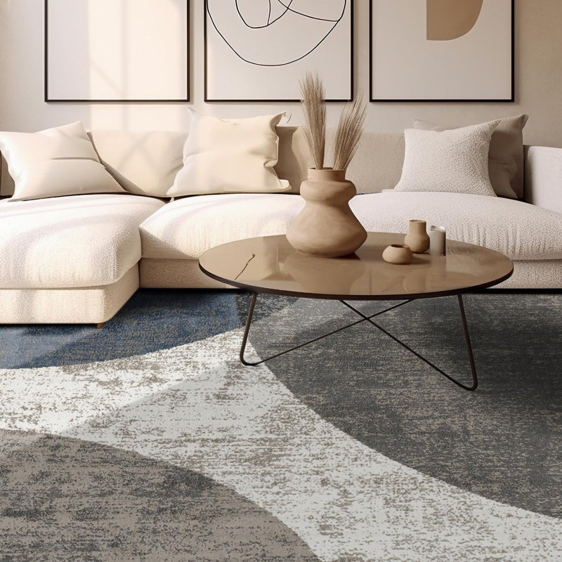 Latitude Run® Otra Nikolis Rug Multi, Square 7'10"
