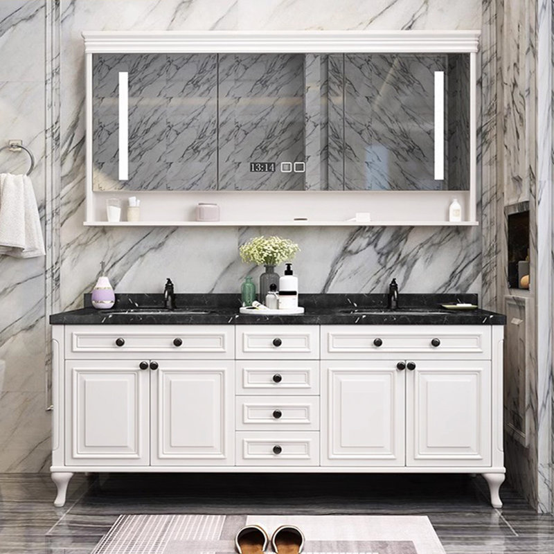 American-style light luxury villa bathroom Vanity, 71"