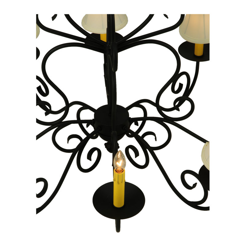 Lustree 8 lumières façon bougie classique Wykoff