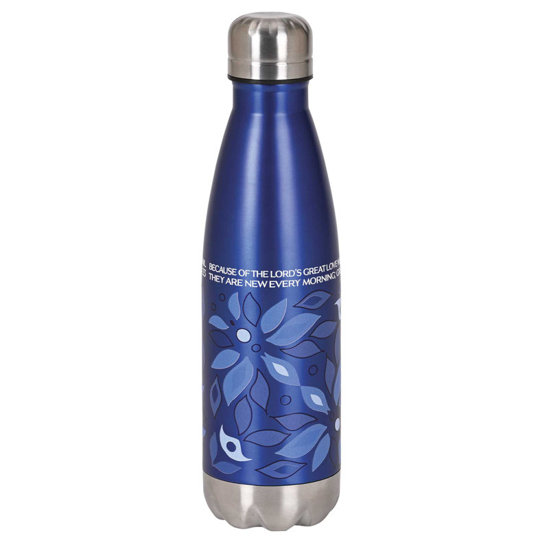 Water Bottle Great Is Thy 17 Oz