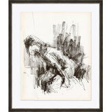 Nude Sketch 3 Print by Finn And Ivy