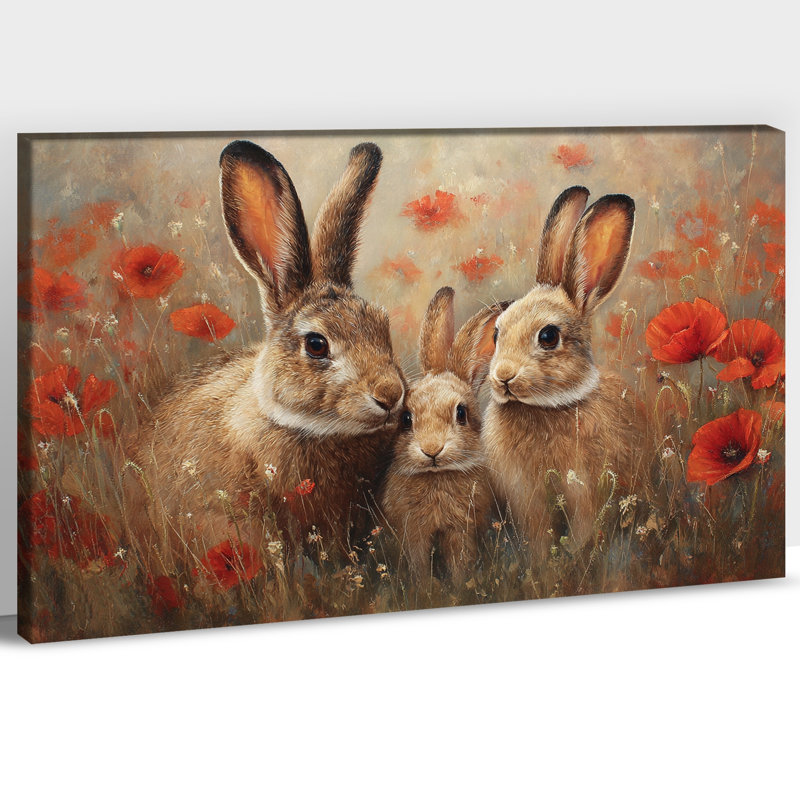 Art mural de lapin de Pâques GUTTATY, décoration murale de photos de lapin de Pâques au printemps, décorations murales de fleurs de lapin et de printemps, impressions de Pâques pour le salon, la chambre à coucher, la chambre d'enfant, la chambre de bébé prête à être suspendue 20 po x 30 po