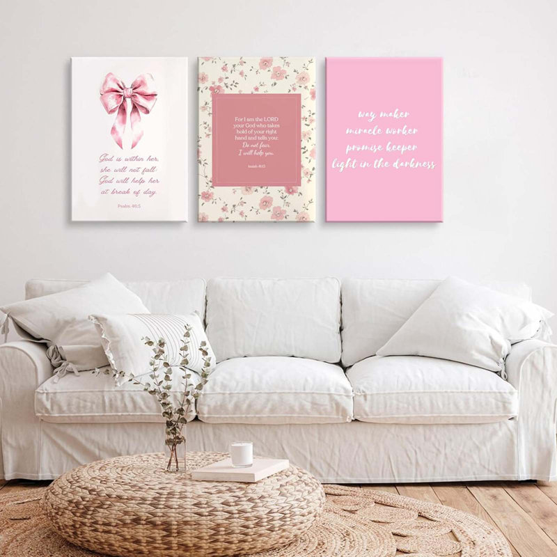 3 Piece Wrapped Canvas Print, 60 cm H x 120 cm W