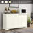 Shellson 42" Wide Kitchen Server Storage Sideboard, Adjustable Shelf-1915363799