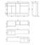 Fusion Fitted Furniture - Gloss White 1505mm Bathroom Vanity with Basin-644305771-550051962