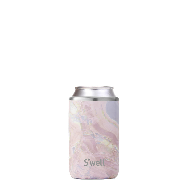 S'well Drink Chiller, Cans, Geode Rose, 12 oz.