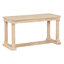 Ensemble de table de salle à manger 6 pièces en bois avec tablette de rangement et pieds courbés, ensemble de table de cuisine avec banc et 4 chaises de salle à manger à coussins amovibles, style moderne (ensemble de salle à manger)-1490572135