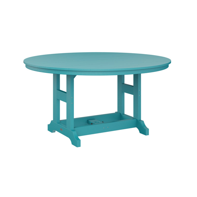 Berlin Gardens Garden Classic Round Counter Height Table, 35.5" H x 60" W x 60" D, Aruba Blue