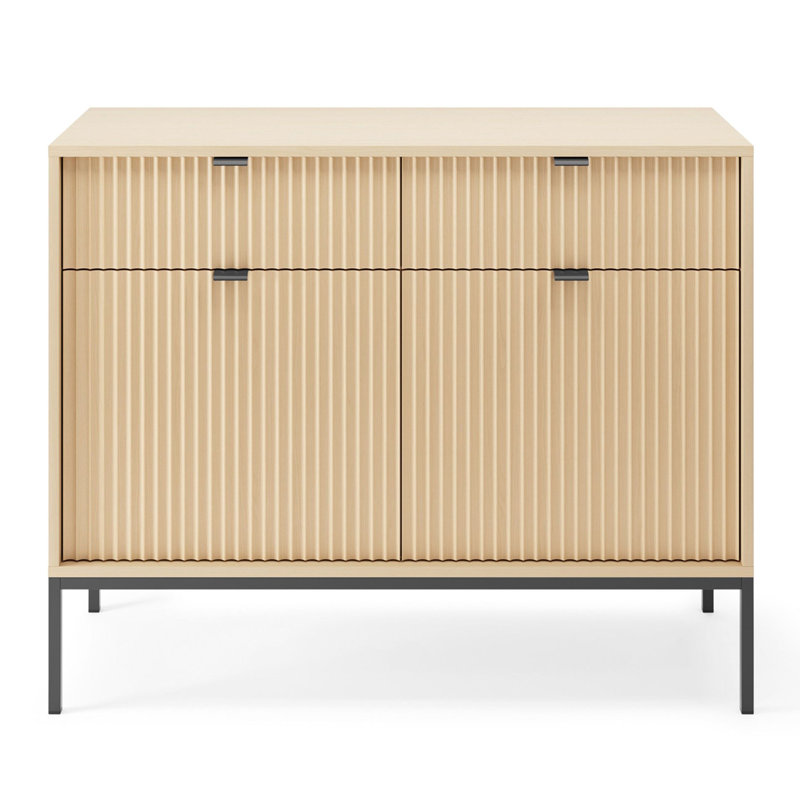 Biagino Sideboard Accent Chest, Brown/Black