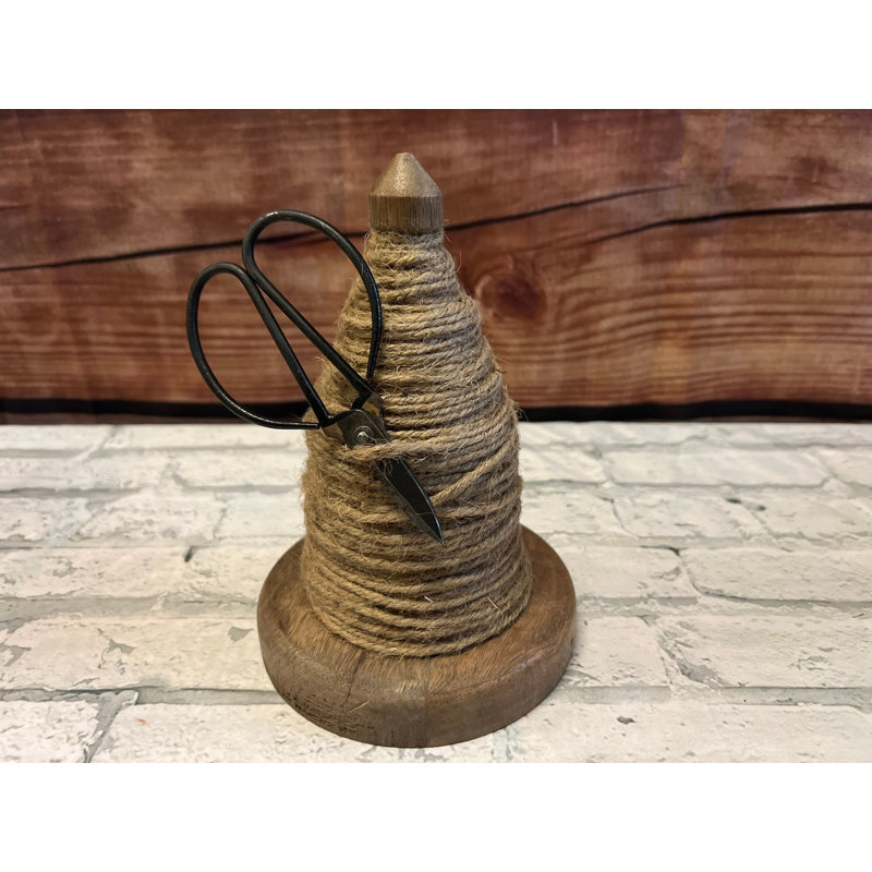 Spindle Twine Holder with Scissors