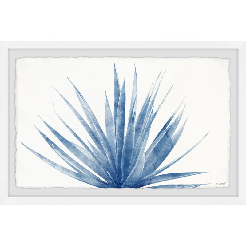 Blue Glow Agave - Photographie de cadre photo, H 8 po x l 12 po x P 1,5 po