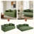 83“ Foldable Sleeper Sofa Bed – Convertible Mattress Couch With 2 Removable Pillows-131198535