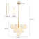 13 - Light Dimmable Modern Sputnik Atomic Tiered Cluster Globe Bubble Chandelier with Opal Glass Globe