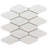 Stately Elongated Hex 12" x 12" Porcelain Mosaic Wall & Floor Tile